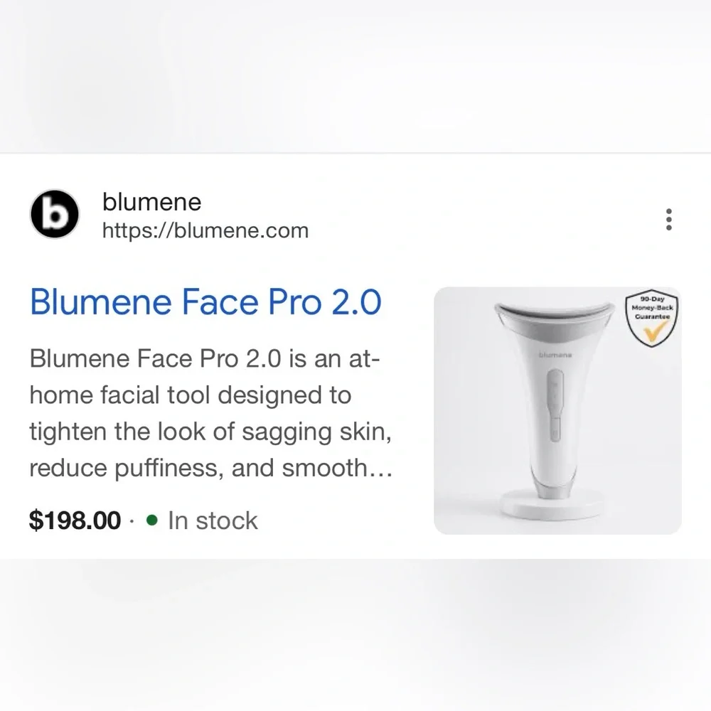 Blumene Face Pro 2.0 Skincare Device LED Facial Massager Anti-Aging Tool